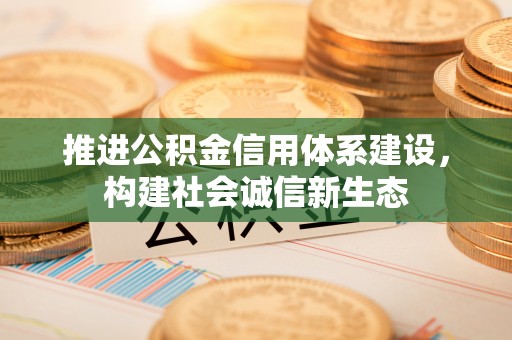 北辰推进公积金信用体系建设，构建社会诚信新生态