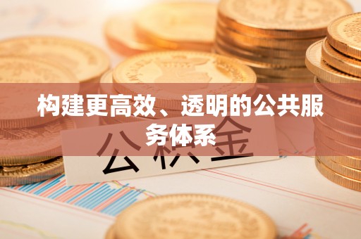 北辰构建更高效、透明的公共服务体系