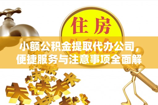北辰小额公积金提取代办公司，便捷服务与注意事项全面解析